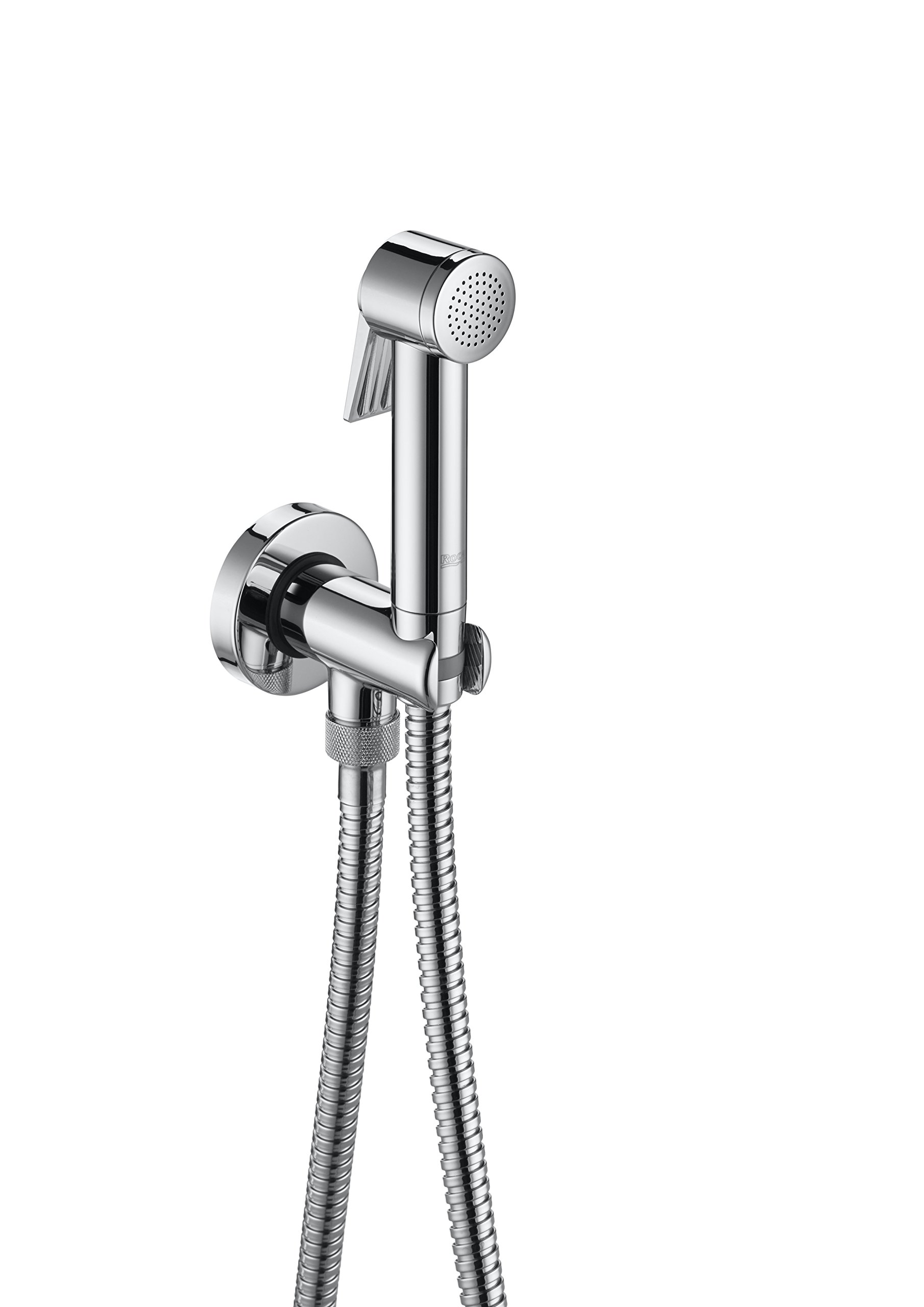 Roca,Be Fresh,Kit de ducha bidé (1 salida). Incluye ducha de mano, soporte de ducha con auto-stop, toma de agua y flexible metálico de 1.2 m,A5B9161C00