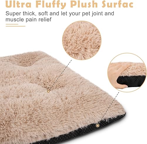 Miniatura 2 de JOEJOY Cama ortopédica para perros extra grandes y medianos, cama grande de espuma para perros con funda impermeable extraíble, tapete de felpa