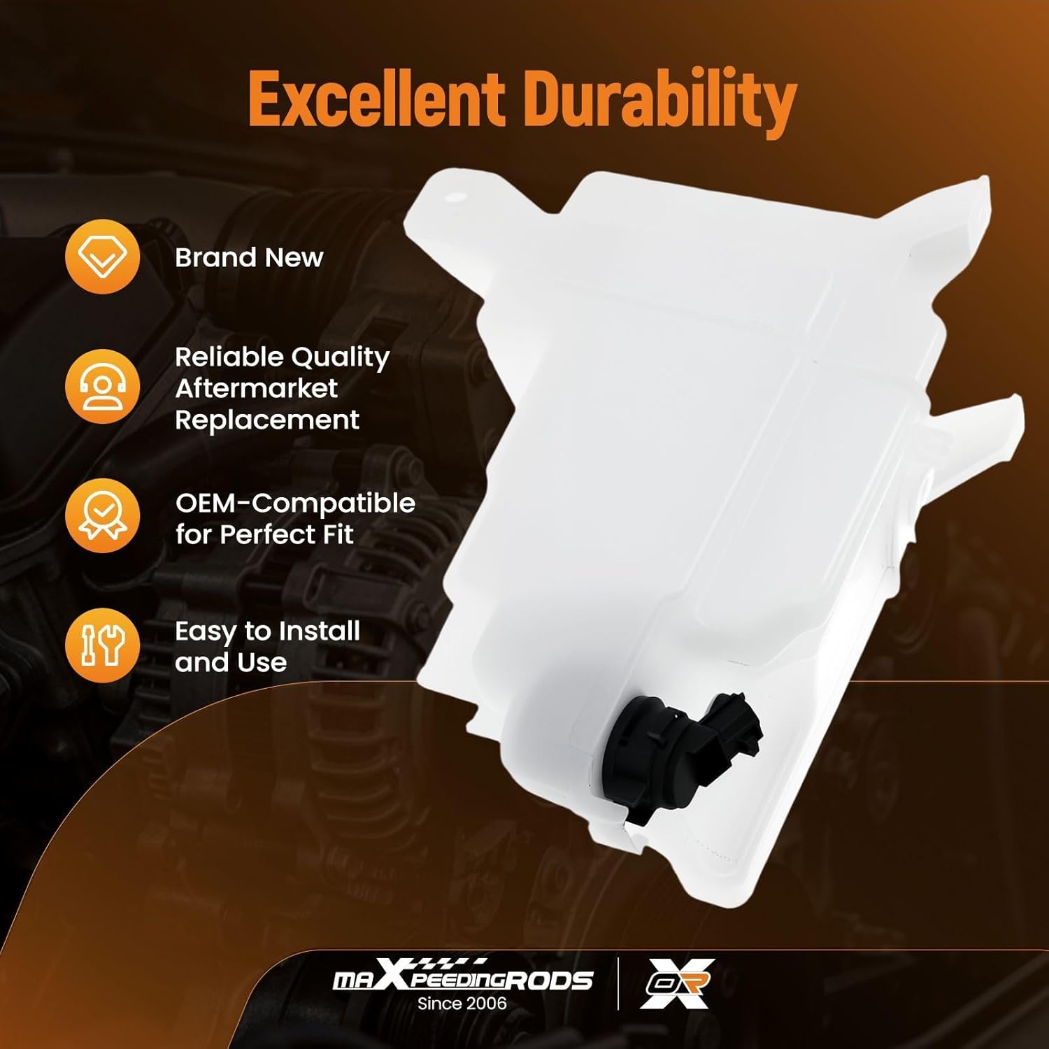 maXpeedingrods Windshield Washer Tank with Pump Replaces 85315-0E070 Compatible for Toyota Highlander 2014–2019