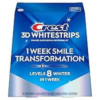 Vista 10 de Crest 3D Whitestrips, Transformación de Sonrisa de 1 Semana, Tiras Blanqueadoras 3D White, Kit de Tiras Blanqueadoras de Dientes, 14 Tratamientos