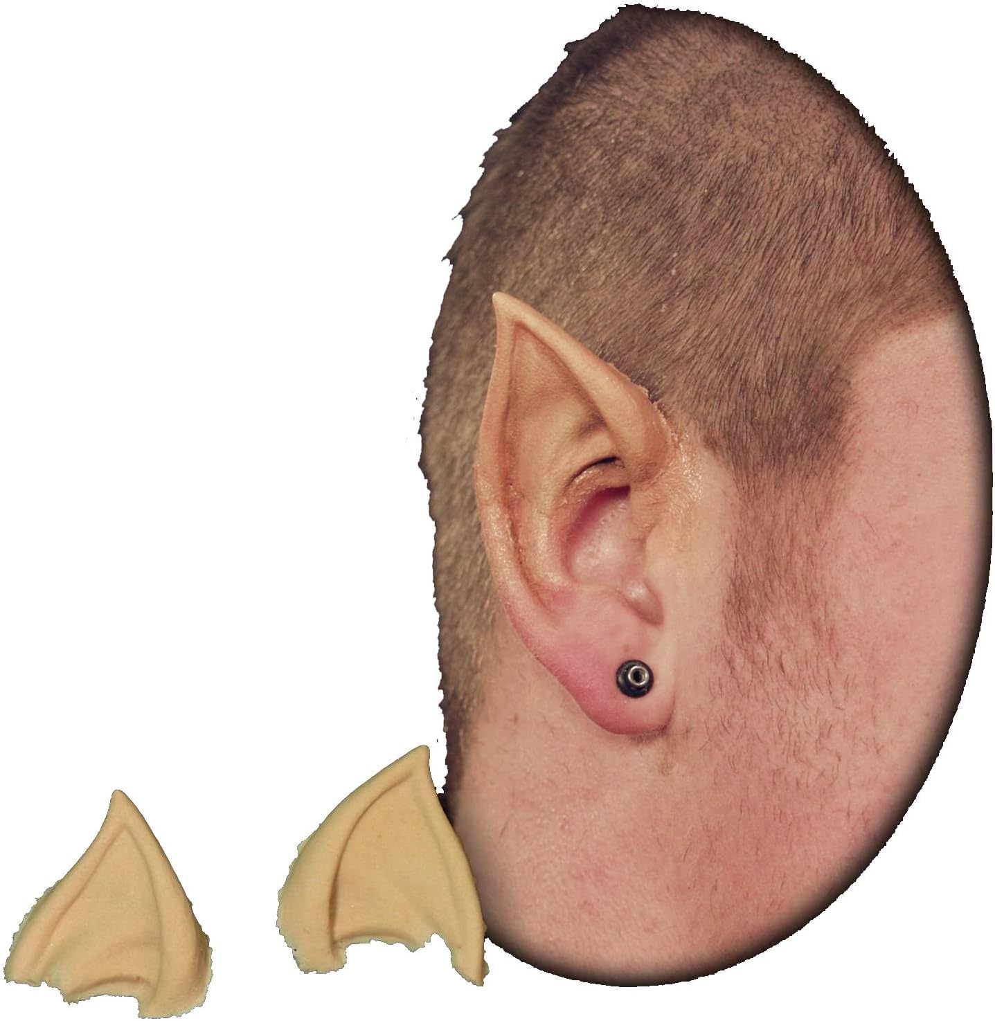 Fantasy Ear Tips Foam Latex Prosthetic, One Size Fits Most, Unisex-Adults and Kids