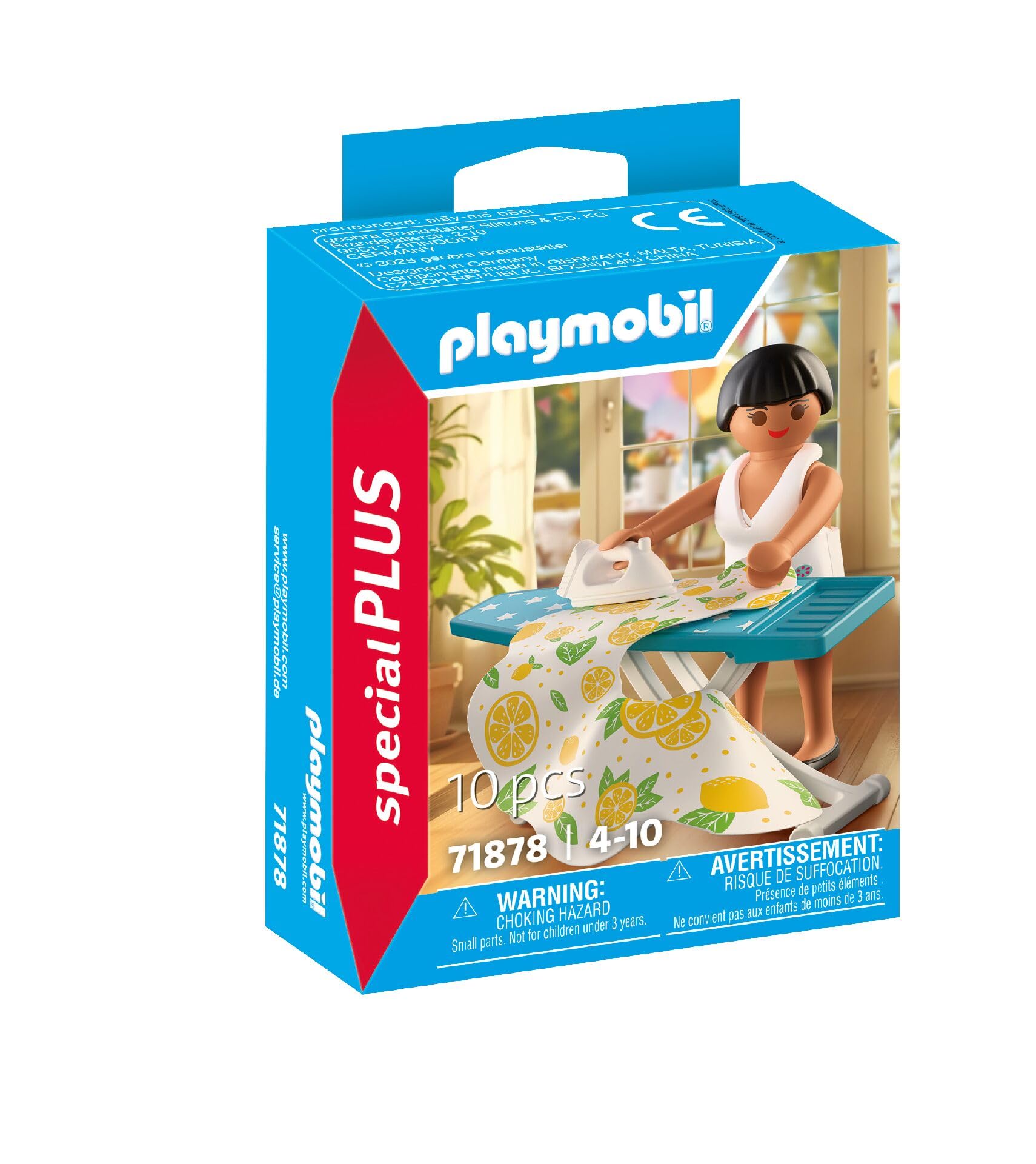 Playmobil Special Plus 71878 Stylist - Summer Party Outfit Set including Dress, Skirt, Ironing Board & Accessories - Ages 4+ - Image 4