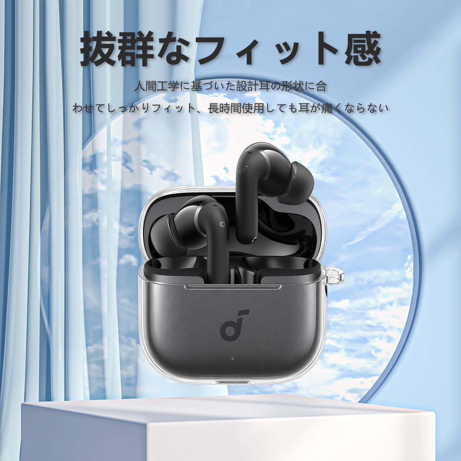 Amazon | For Anker Soundcore P42i スイヤホンケース【QUXIAGUM】TPU