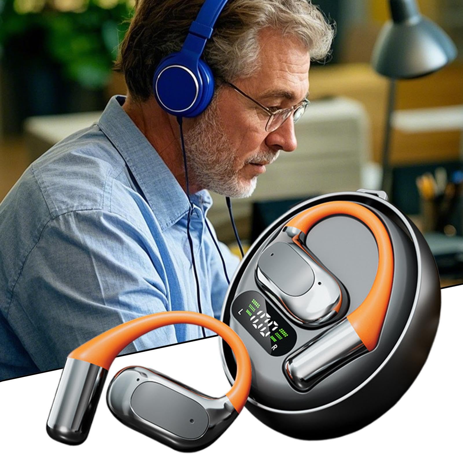 Auricular traducción, traducción de auriculares en real, Earphone traductor inalámbrico, Calidad de sonido de alta fidelidad, auriculares que traducen el lenguaje para reuniones de negocios