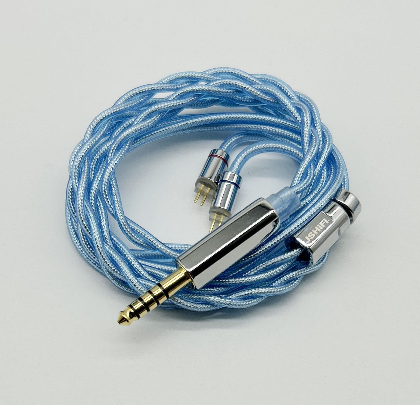Amazon | 【JSHiFi-藍魔】2pin4.4mmリケーブル 2pin7N単結晶銅+単結晶