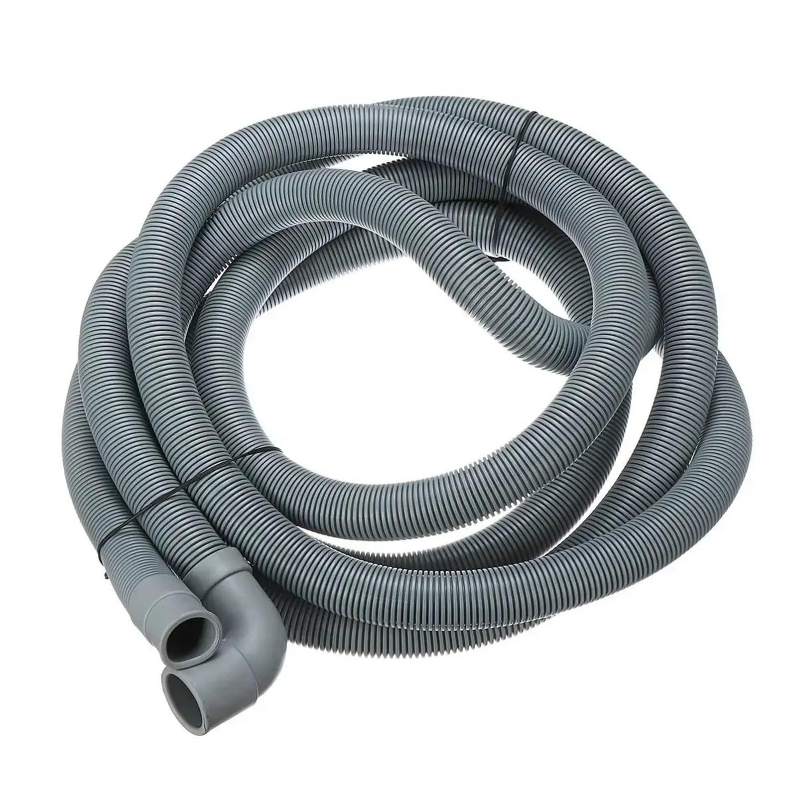 Desague Lavadora Manguera de drenaje for lavavajillas, extensión Flexible de tubo de agua de salida de 4M, 22mm con soporte Tubo Desague De Lavavajillas