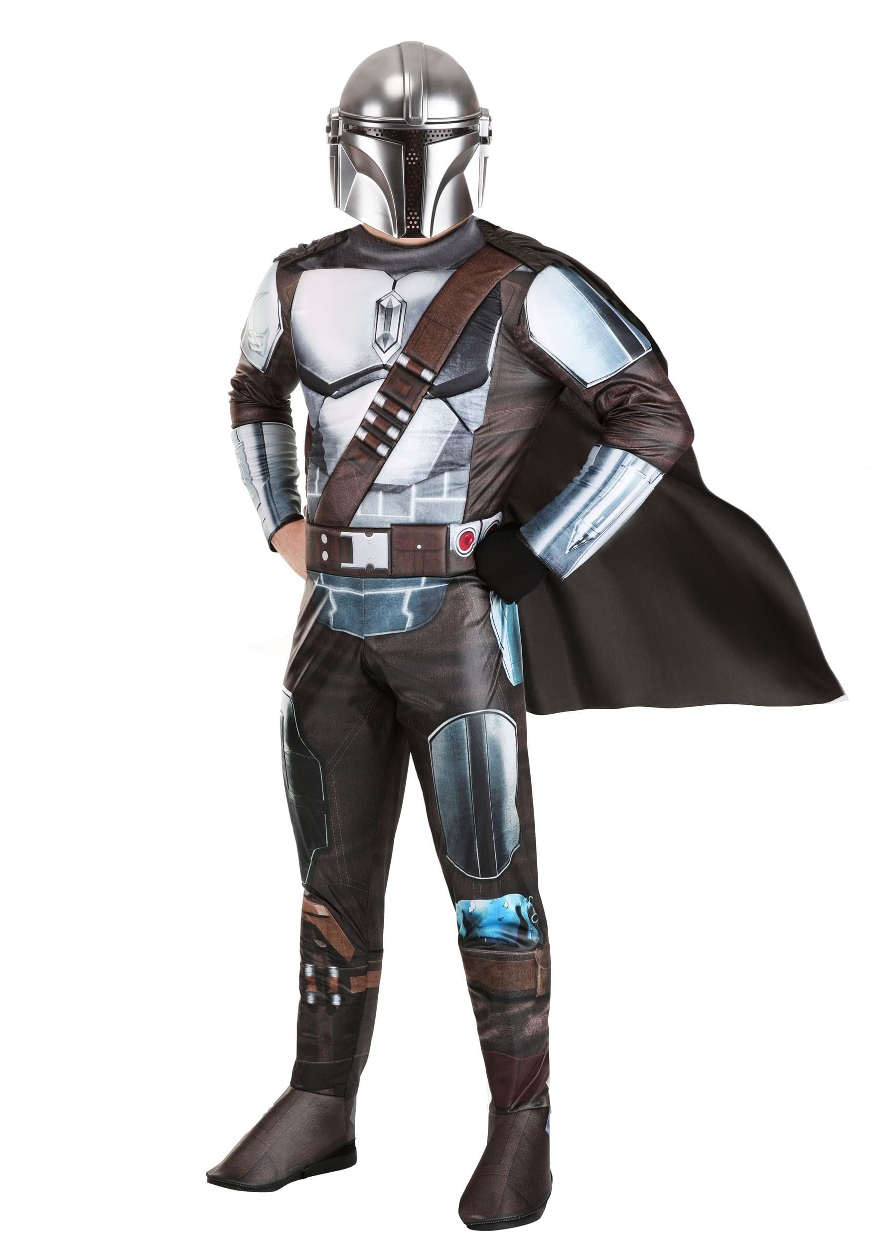 STAR WARS Deluxe kostium mandaloriański dla dorosłych, męski kostium na Halloween, oficjalna licencja