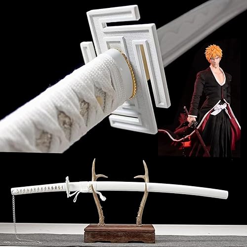 HERO SWORD Espada de una pieza hecha a mano Roronoa Zoro Katana Anime japonés YAMA ENMA Cosplay Samurai Espada Hoja Púrpura Cuchillo Regalo para disponible en Yaxa El Salvador