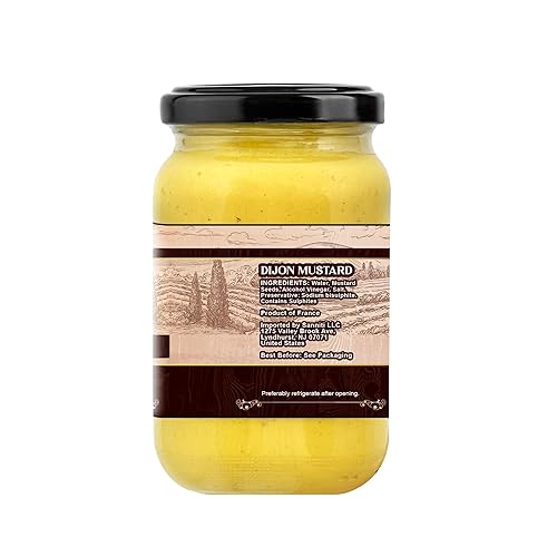 Miniatura 4 de Sanniti Dijon Mostaza importada de Francia, 12.34 onzas (paquete de 2)