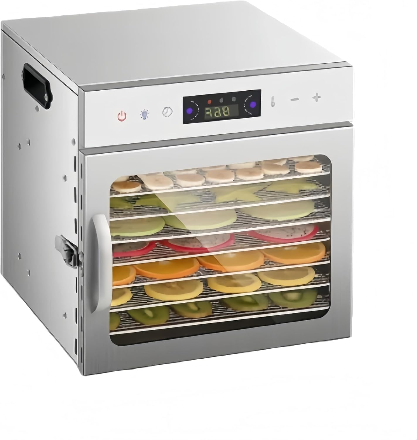 Freeze Dryer, Food Dehydrator, 10/12 Stainless Steel Trays, Home Freeze, Food Processor, with 24-Hour Timer and Maximum Temperature of 90°C(110v,18layer)