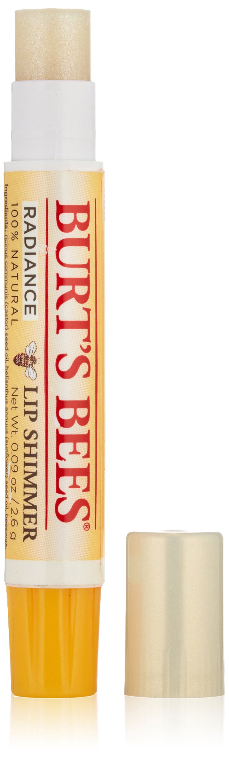Burt's Bees 100% Natural Moisturizing Lip Shimmer, Radiance - 1 Tube