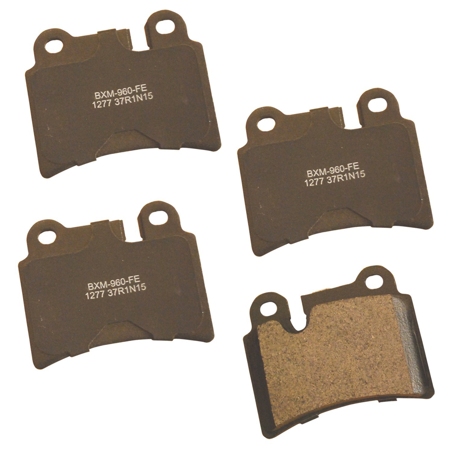 Bendix Premium SBM1277 Semi-Metallic Rear Brake Pads for Volkswagen Touareg 2006, Touareg 2010