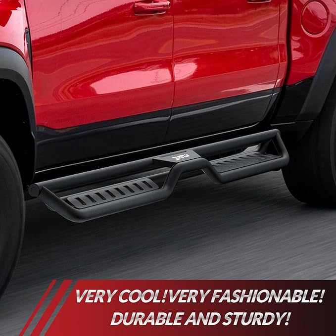 Estribos Just-V 4.66 Pulgadas para Chevy Colorado Crew Cab 2015-2025 miniatura 6