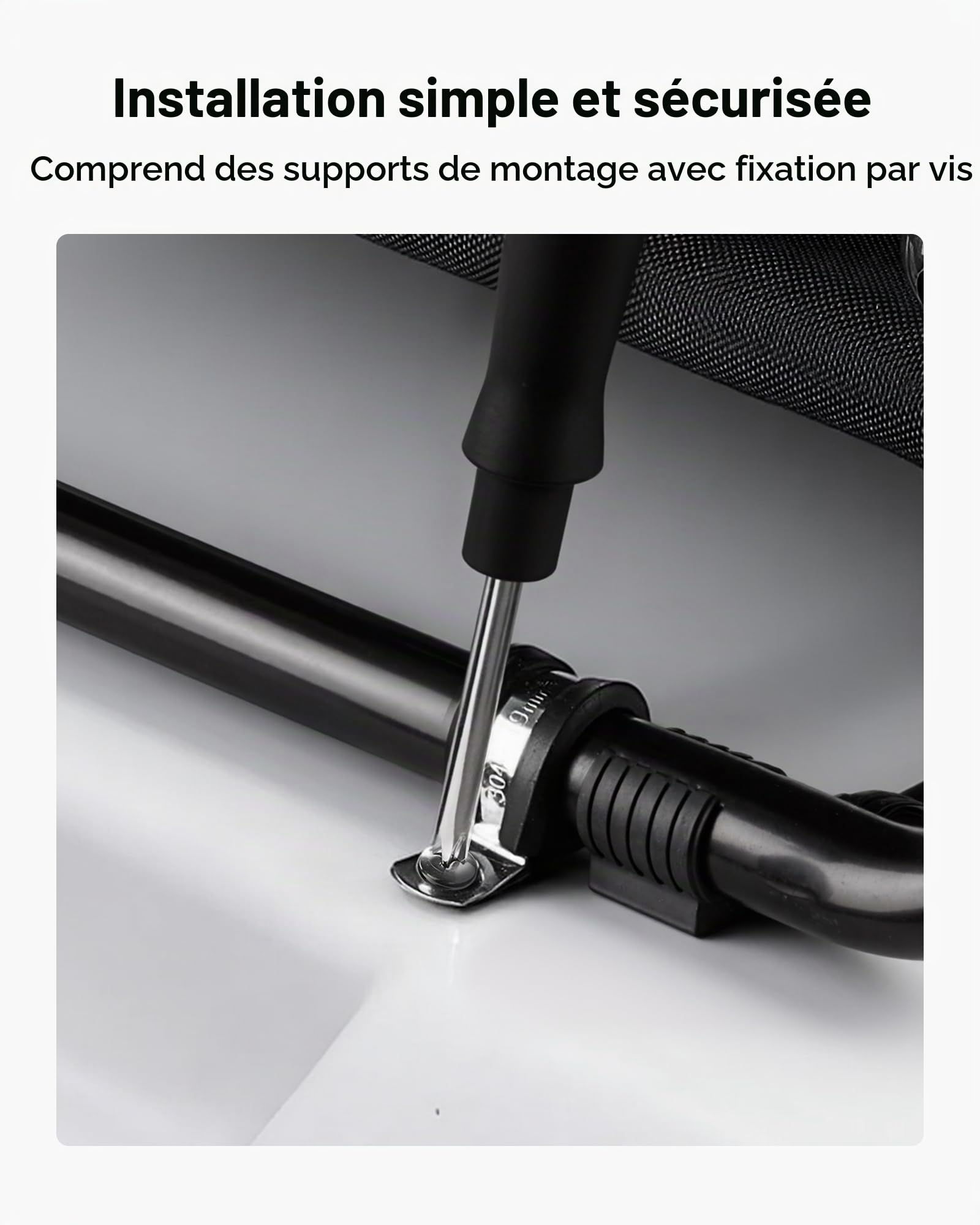 VEVOR Siège de Kayak Pliable avec Dossier, Dosseret SUP Pliable, Cadre en Alliage d'Aluminium et Tissu Oxford 600D, pour Paddle, Planche à Pagaie, Canoë Gonflable, Pêche, Kayak de Loisirs, Noir