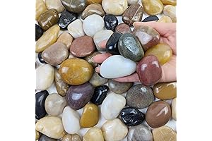 5 lbs River Rocks Pebbles for Bird Bath Decorating