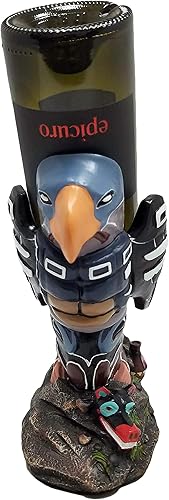 Miniatura 3 de DWK Soporte decorativo para botellas de vino de mesa de animales, decoración de bar para el hogar, accesorios de vino para un bar de vinos,