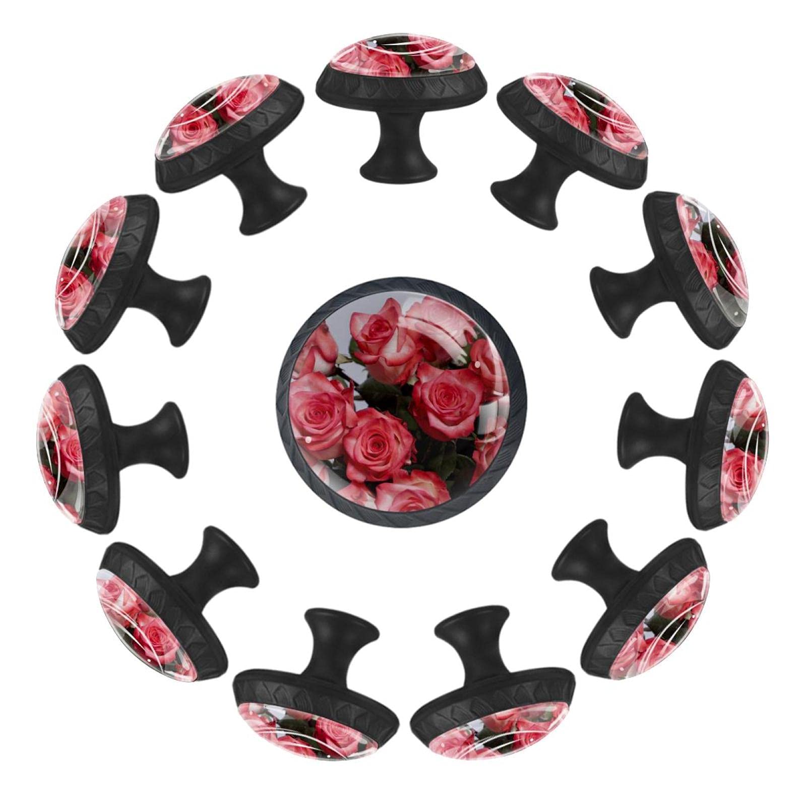Boutons de tiroir roses pour décorer la chambre d'enfant et la table de chevet de la crèche
