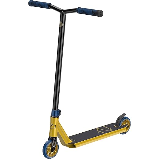 Fuzion Z250 Pro Scooters - Trick Scooter - Intermediate and Beginner Stunt Scooters for Kids 8 Years and Up, Teens and Adults – Durable, Smooth, Freestyle Kick Scooter for Boys and Girls (Gold)