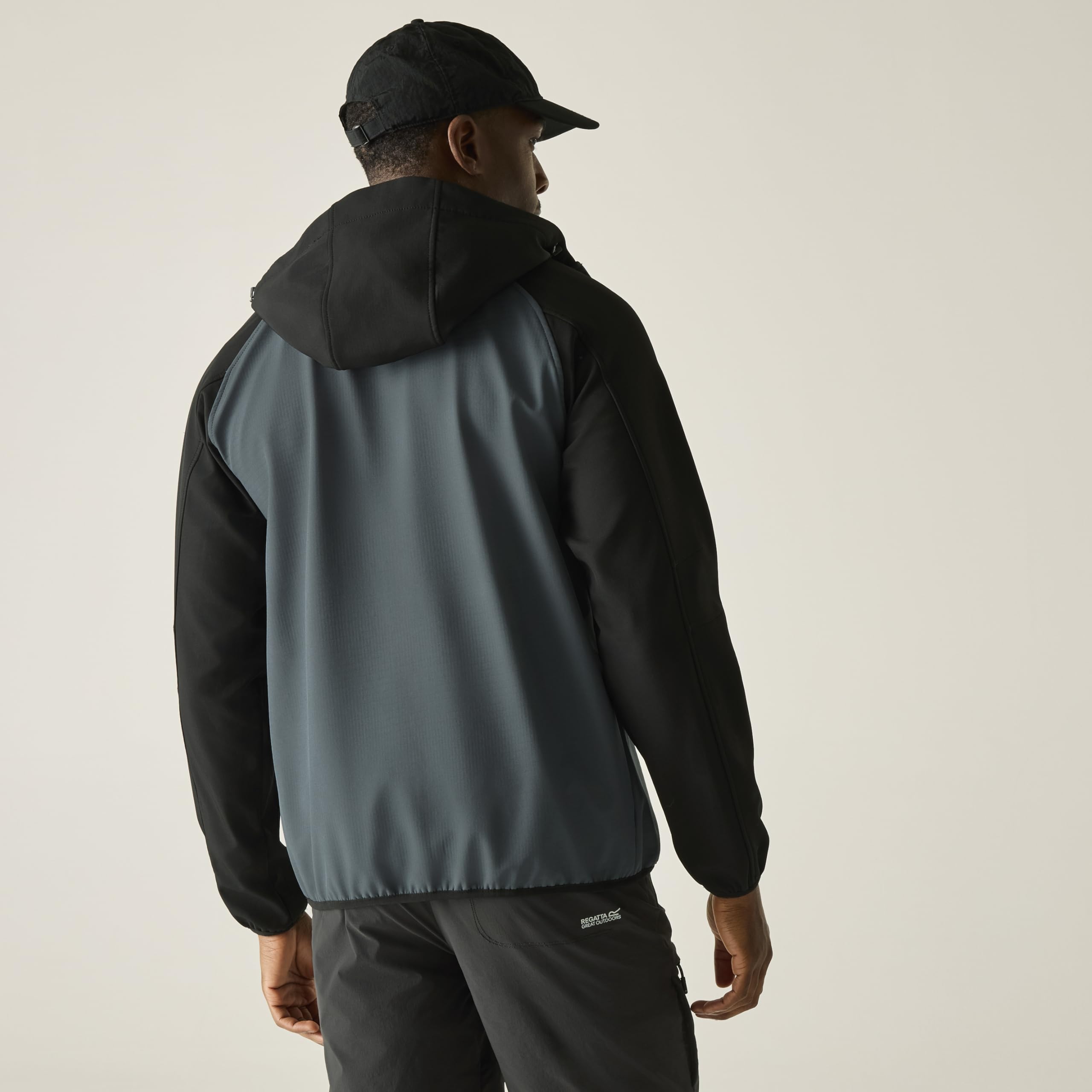 Regatta Arec III męska kurtka softshell, Dark Storm/czarny, S