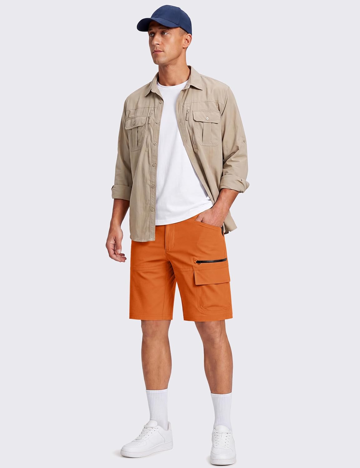  Men's Summer Outdoor Shorts 7"/10" Cargo Casual Golf Hiking thumbnail