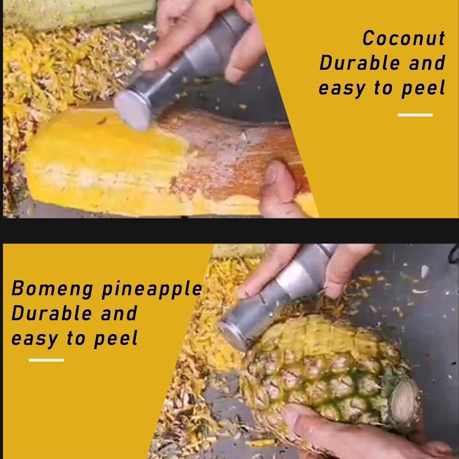 Pelador automático de caña de azúcar de 100 W, raspador de frutas y verduras de aleación de aluminio para caña de azúcar y coco, fácil de usar