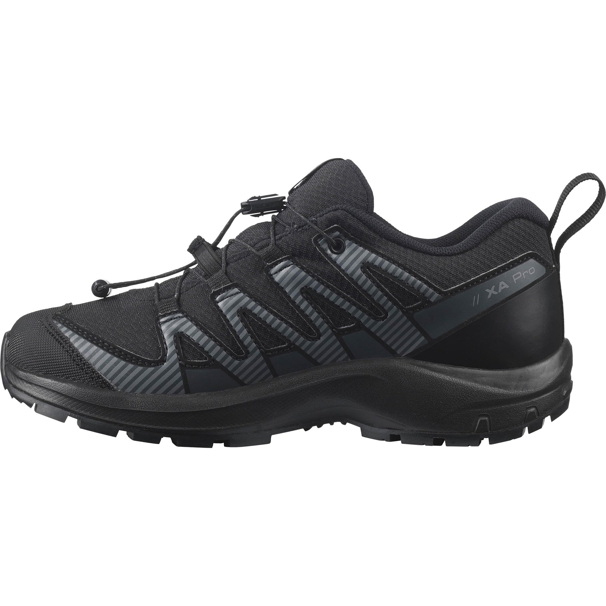 Salomon XA PRO V8 Climasalomon Waterproof Scarpe da Outdoor da Bambini, Calzata precisa, Grip su Tutti i Terreni, Look Sportivo, Black, 34