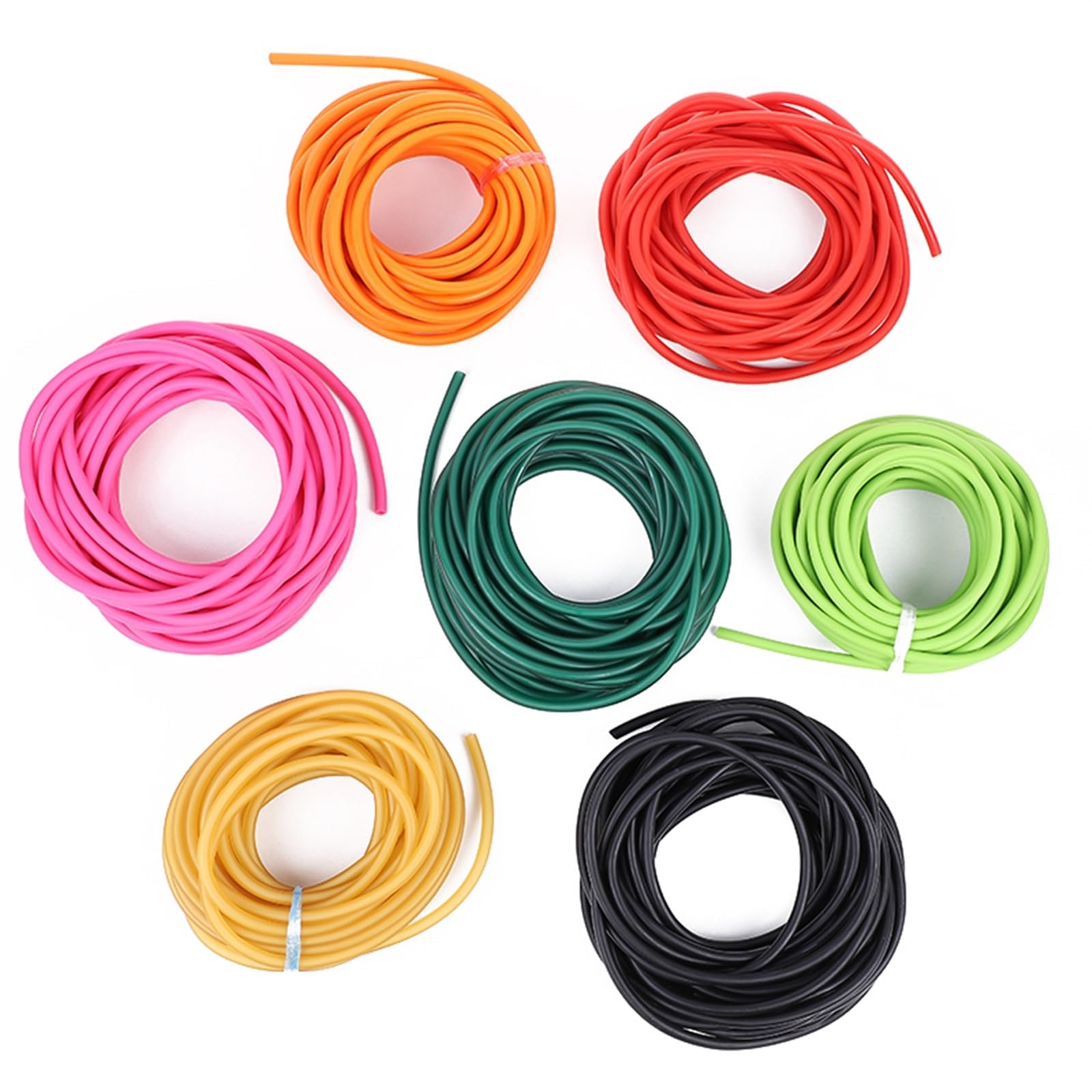 flexiable rubber 1745 2050 3060 Latex Tube Rubber Band Natural Rubber Band Latex Tube Pull Rope Exercise Bands drain elastic (Color : 3060 natural 1meter)