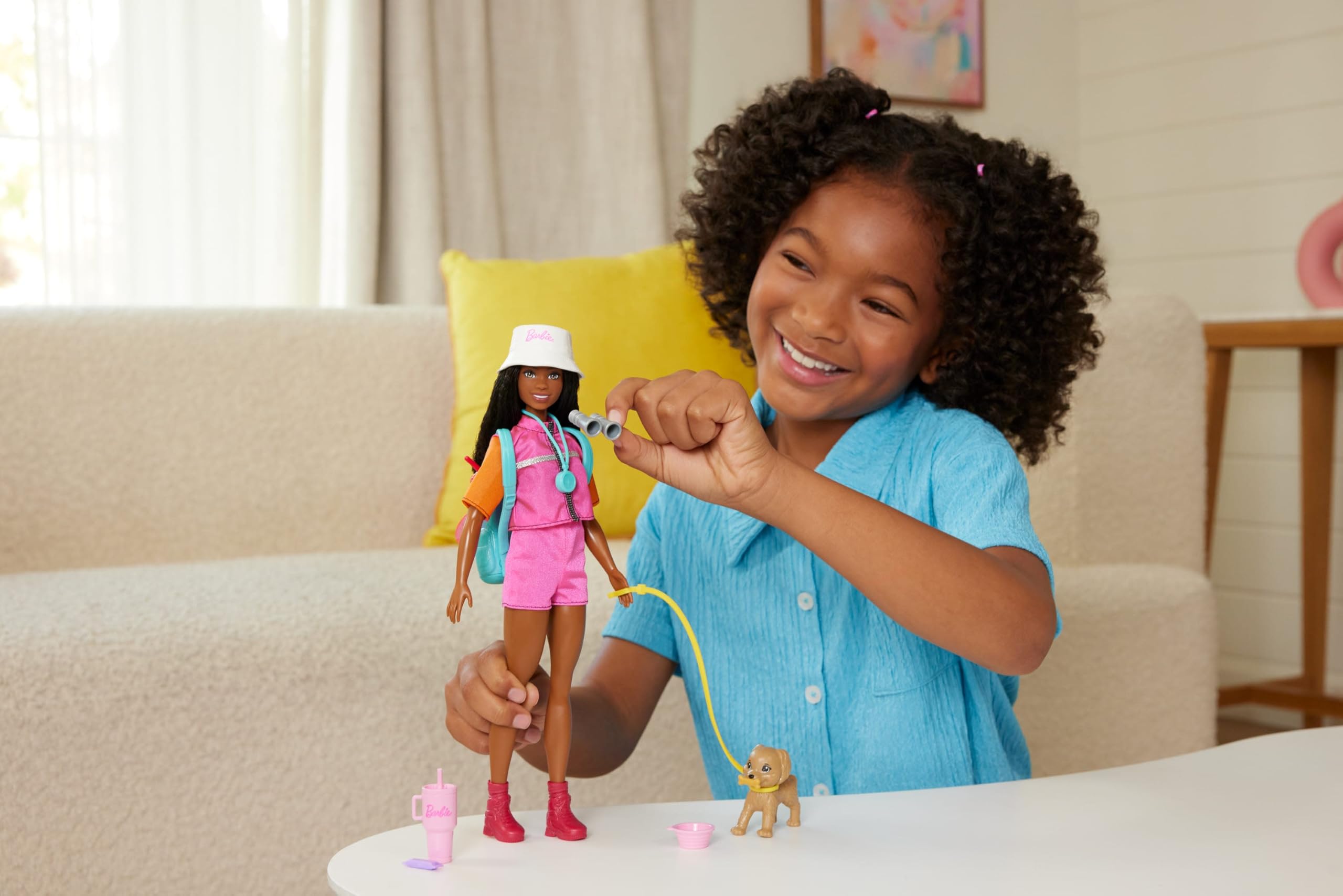 Barbie - Brooklyn Stylist, Playset Con Bambola Brooklyn, Un Cucciolo 14 Accessori A Tema Guardaroba E Un Appendiabiti Incluso Giocattolo Per Bambini 3 Anni Hnk96 0 0