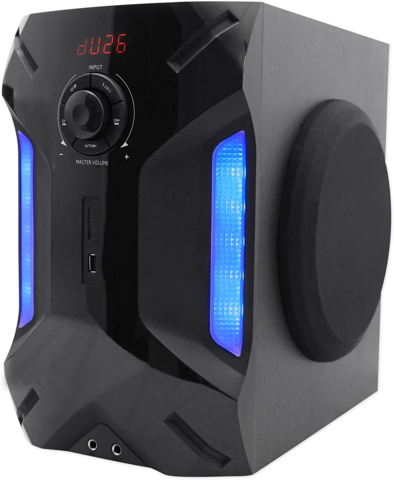 Rockville HTS56 1000w 5.1 Channel Home Theater System/Bluetooth/USB+8" Subwoofer