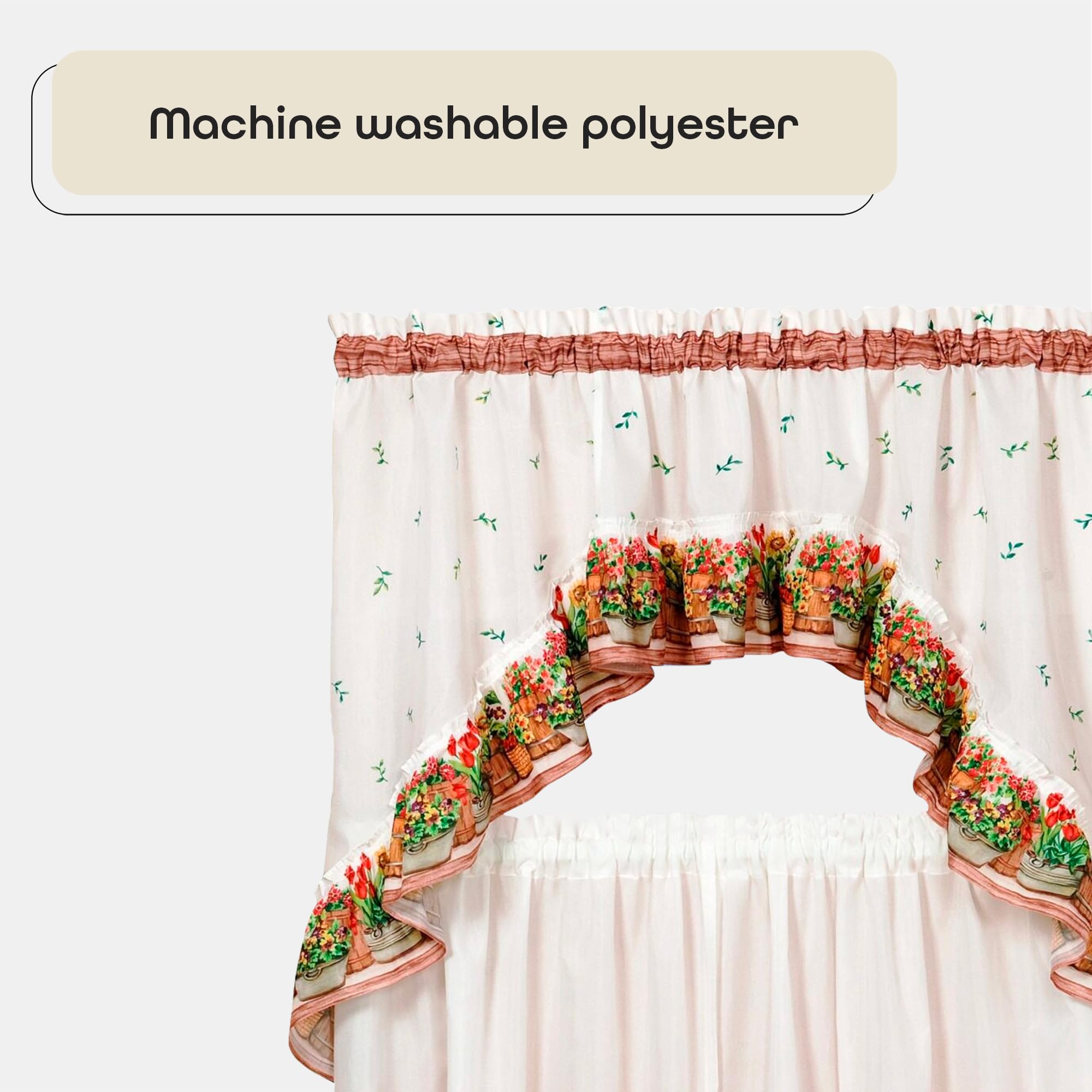 Amazon | Achim Home Furnishings カントリー調ガーデン スワッグ