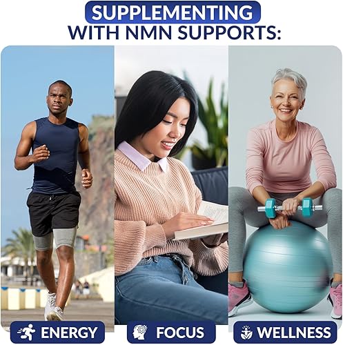 Miniatura 8 de Suplemento NMN de 600 mgcápsula  Mononucleótido de nicotinamida 99% puro  Precursor NAD+ de alta potencia  Apoya la energía celular, el metabolismo