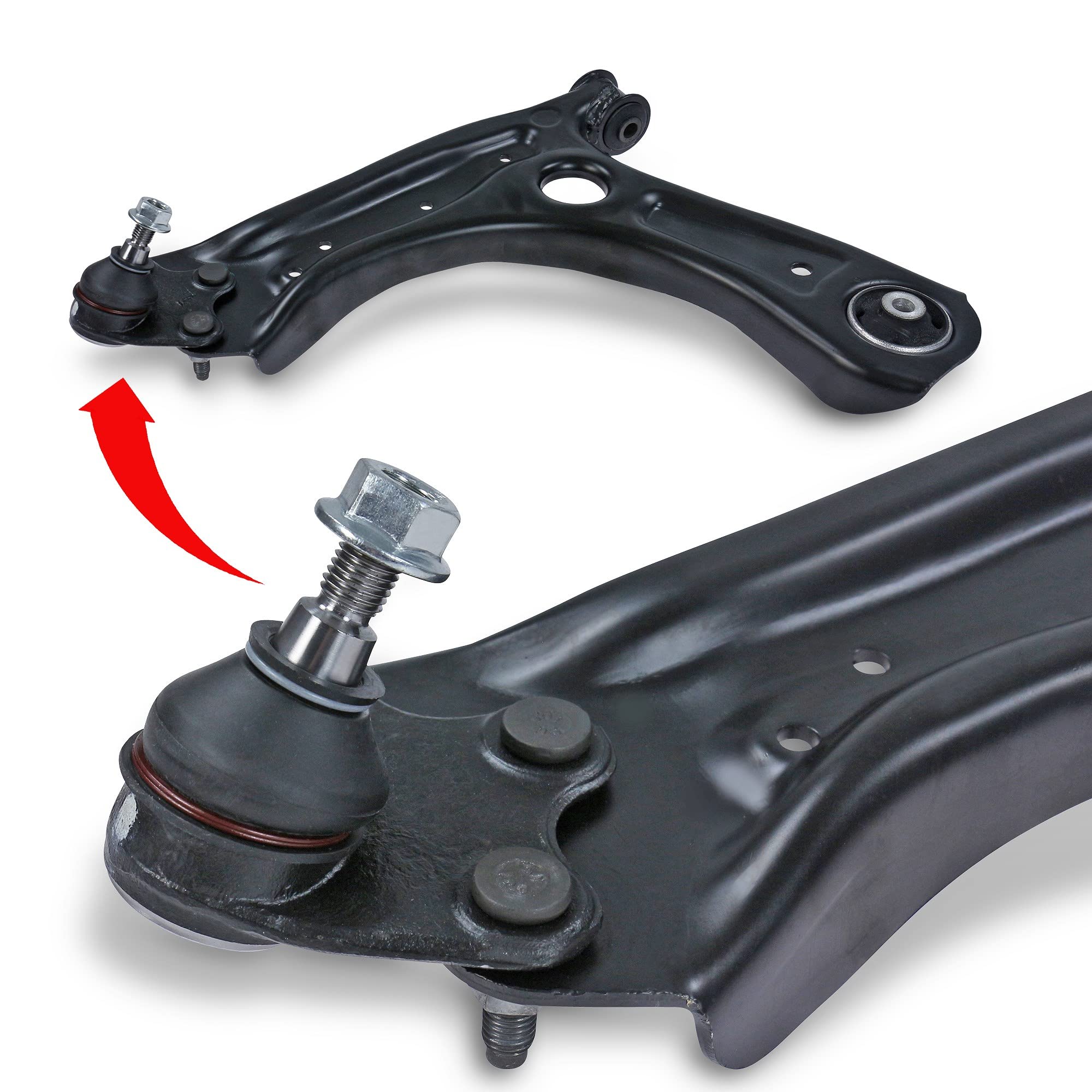 ATEC Germany 2x bras de suspension avant gauche droit, 2x barres