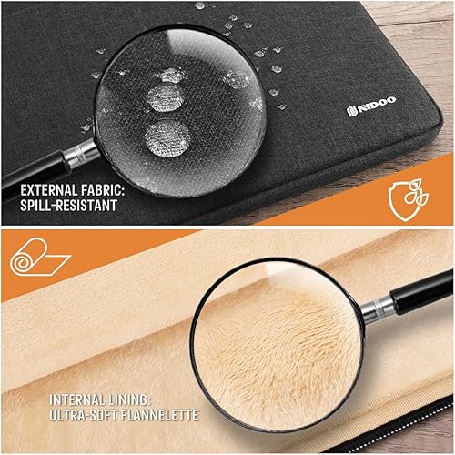 Miniatura 3 de NIDOO Funda para laptop de 11 a 12.5 pulgadas para Lenovo Chromebook C340  iPad Pro 12.9  12.3 pulgadas Surface Pro 7 8 X bolsa de transporte  13.5