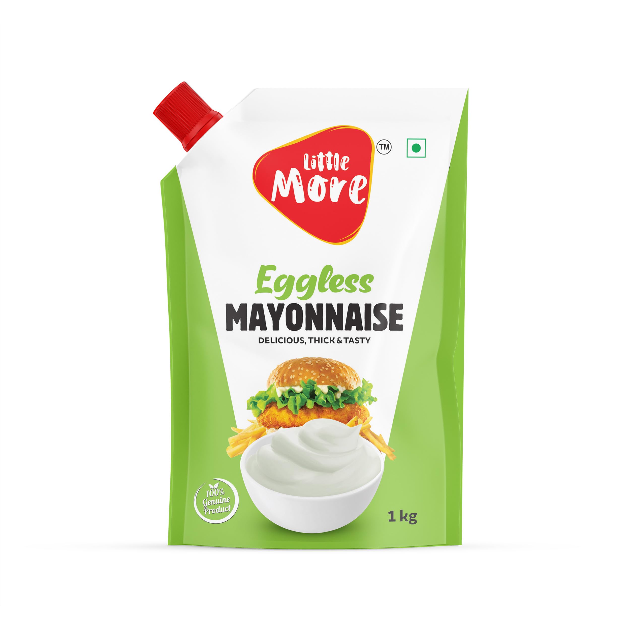 Little More Eggless Mayonnaise Extra Creamy & Delicious | Eggless Mayonnaise with Extra Creamy | Veg Mayonnaise | Eggless Mayonnaise with Extra Creamy | 1 KG (B0CR92JWQ7) Amazon Price History, Amazon Price Tracker