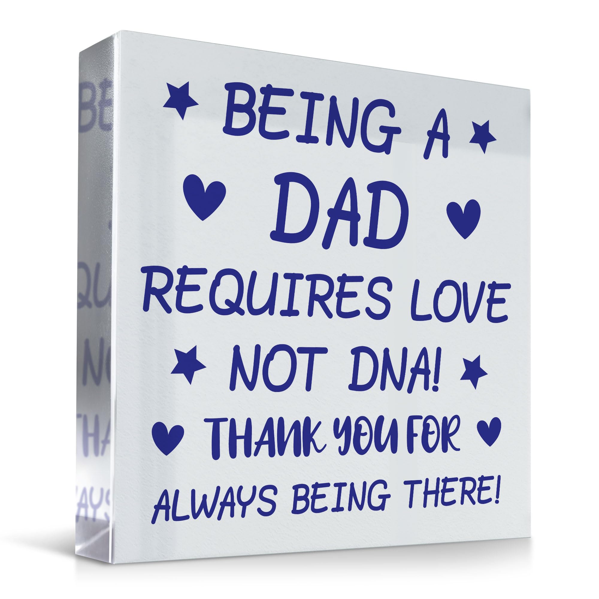 Red Ocean Stepdad Gifts For Birthday Christmas Fathers Day Special Thank You Gift For STEPDAD From Daughter Son Requires Love Not DNA Thoughtful Gift For Step Dad Gift For Him