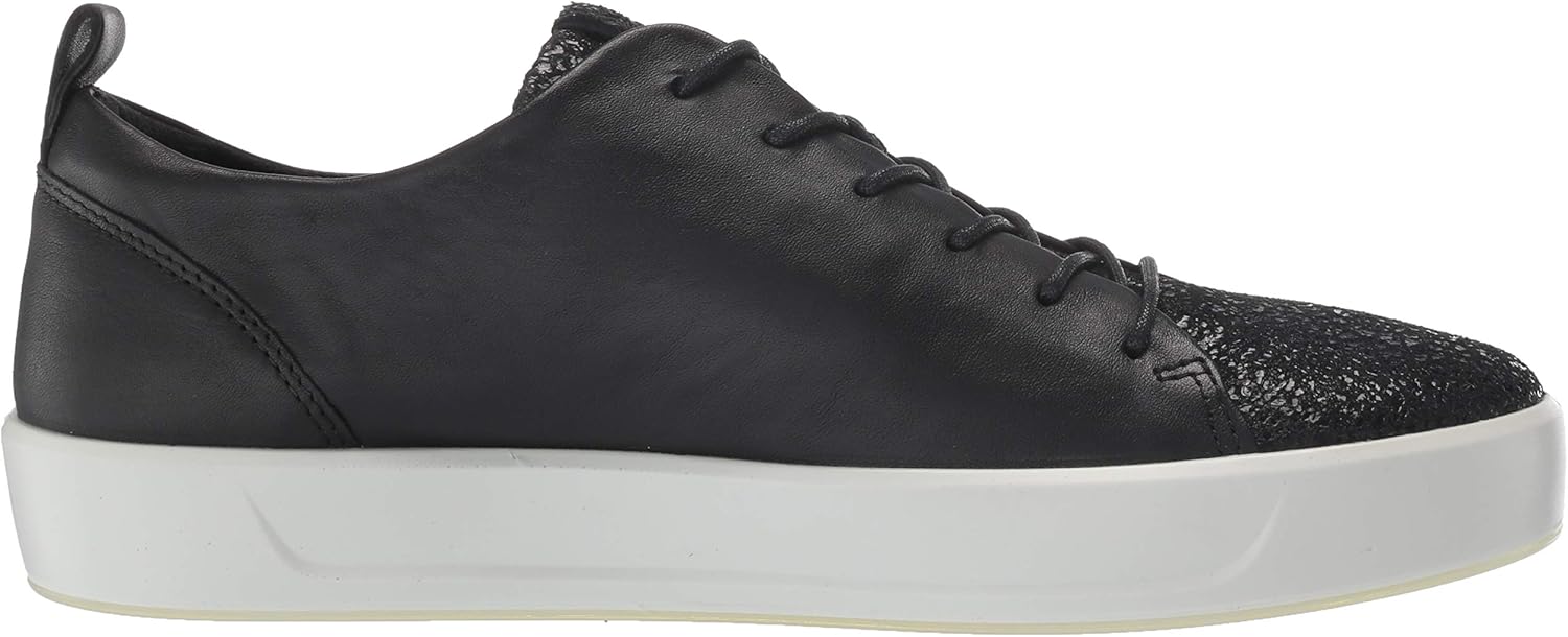 ECCO Women's Soft 8 Ladies 440503 Low-Top Sneaker, Black, 35 EU 41 EU Black Shimmer