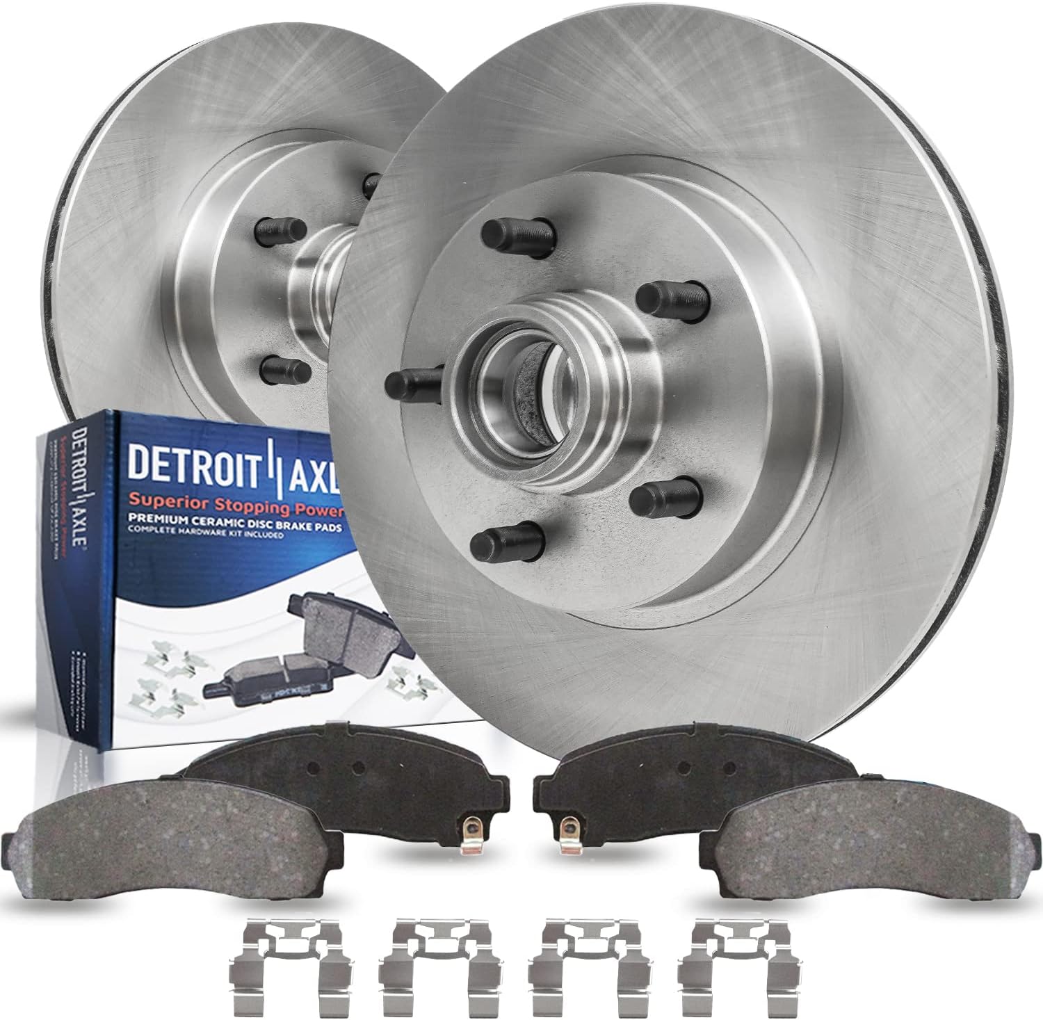 Amazon.com: Detroit Axle - Front Brake Kit for 2WD 2 Wheel ABS Mazda ...