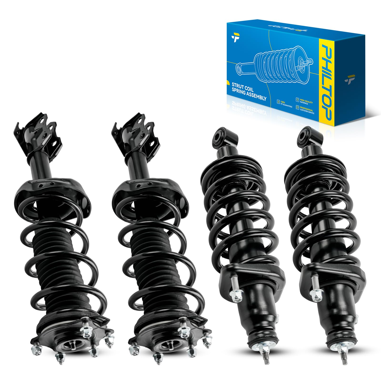 PHILTOP Front &amp; Rear Struts for 2007-2011 Honda CR-V Set of 4