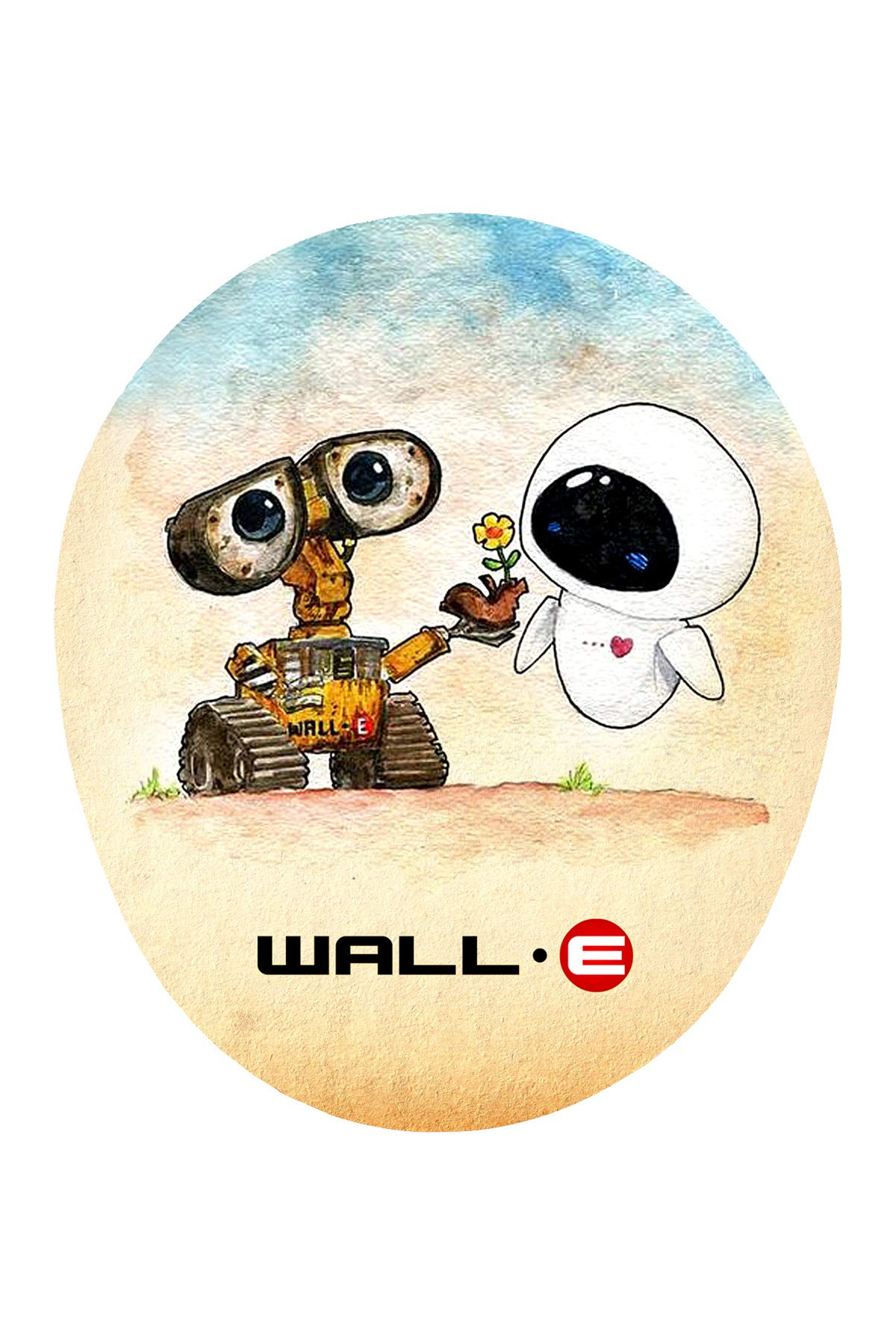 iyi fikirler Wall e ve Eve Tasarım Bilek Destekli Mouse Pad