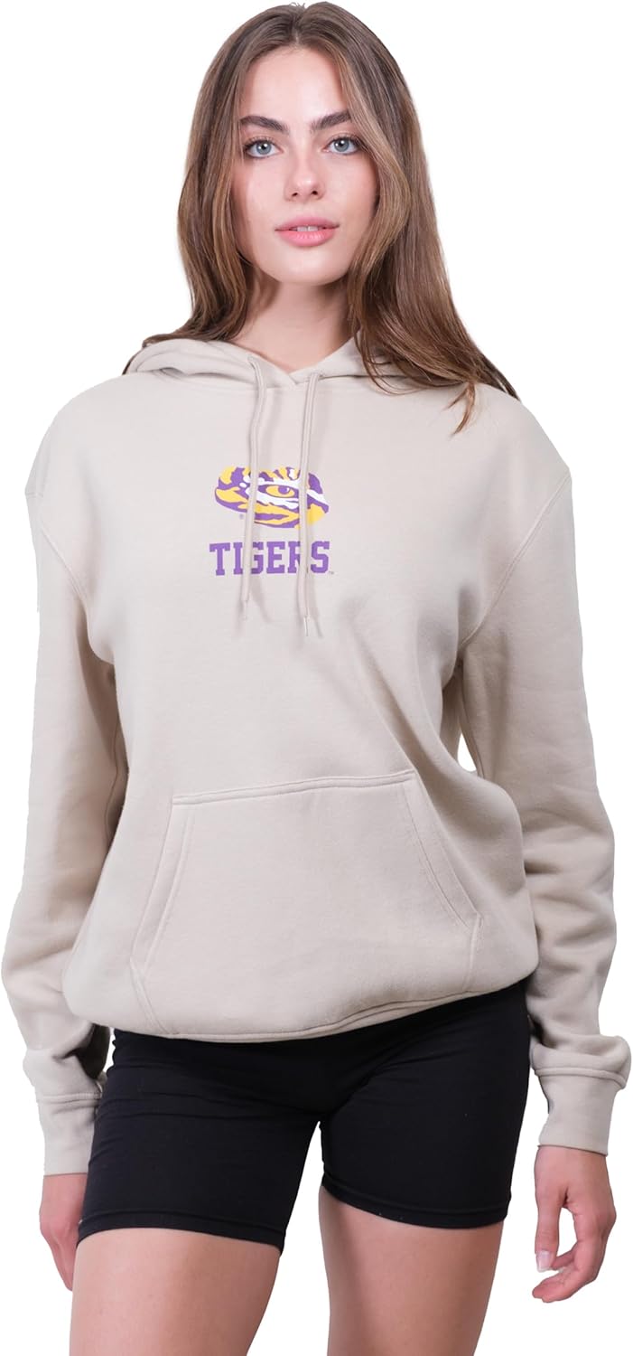 Ultra Game Women's NCAA Official Super Soft Sweatshirt Hoodie