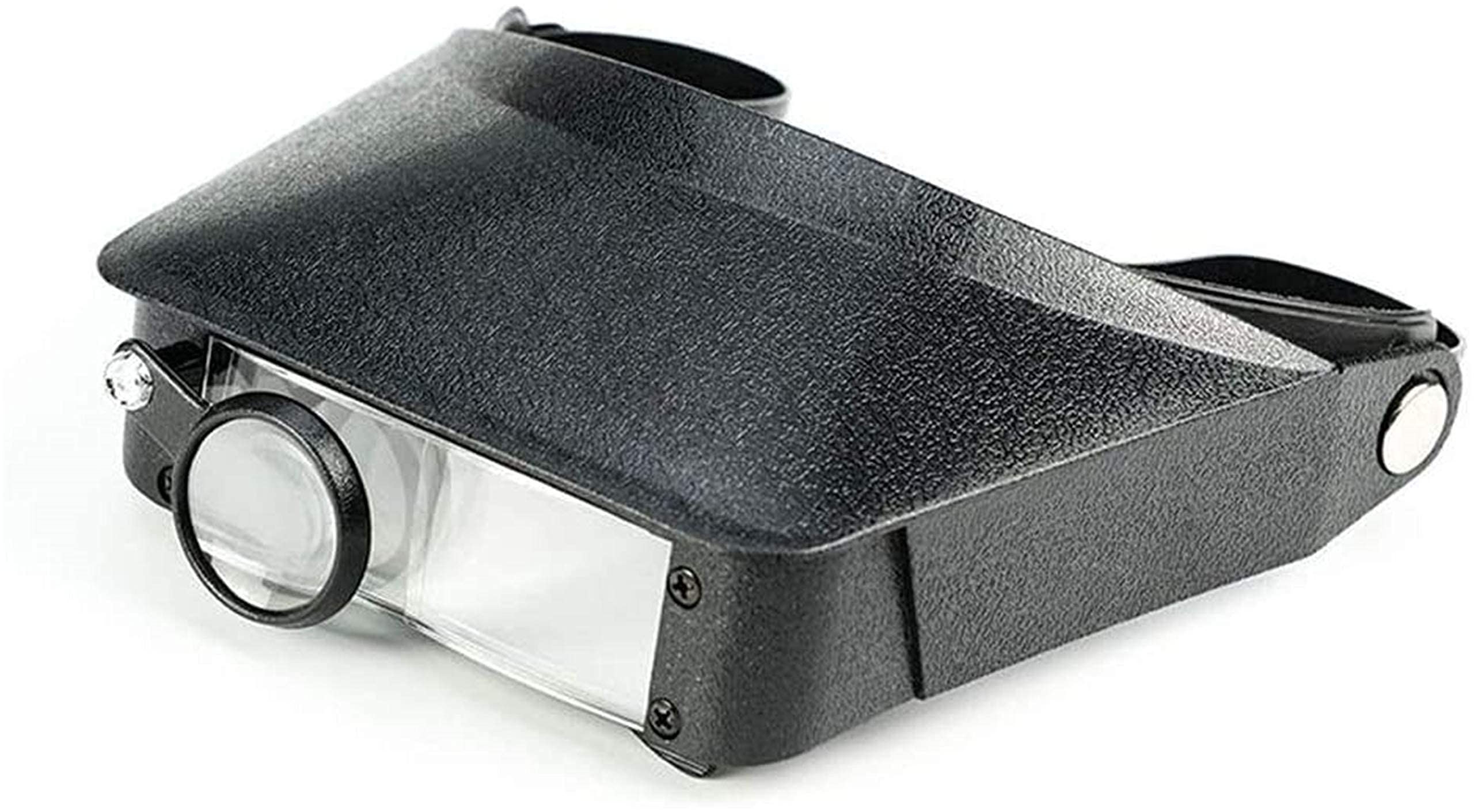 Lupa De Diadema, Gafas De Aumento con Luz para La Cabeza, Lupa De Diadema Manos Libres con Luz Led para Leer Joyas, Lupa para Relojes, Reparación Electrónica para Leer Joyas.