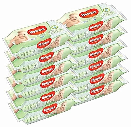 Miniatura 6 de Huggies Toallitas para bebés de cuidado natural con aloe vera 56 unidades paquete de 4