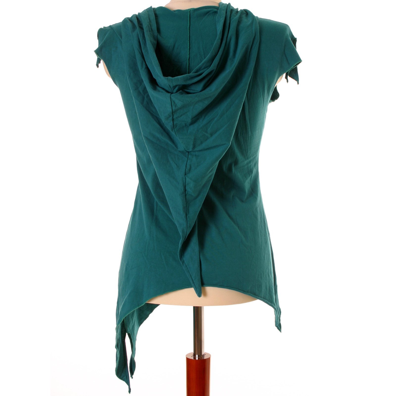 Vishes - Alternative Bekleidung - Zipfelshirt mit Zipfelkapuze aus Baumwolle