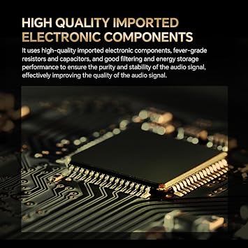 Phono Preamp, Bench Preamplifier, Hi Fi Tube Stereo Audio Amplifier, Hi Fi Audiophile Preamplifier for Home Audio Record Player Sound System (US Plug)