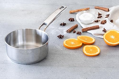 Miniatura 8 de BRA COOKWARE Signature - Juego de utensilios de cocina de 10 piezas  Juego de utensilios de cocina profesional de acero inoxidable  2 ollas, 1