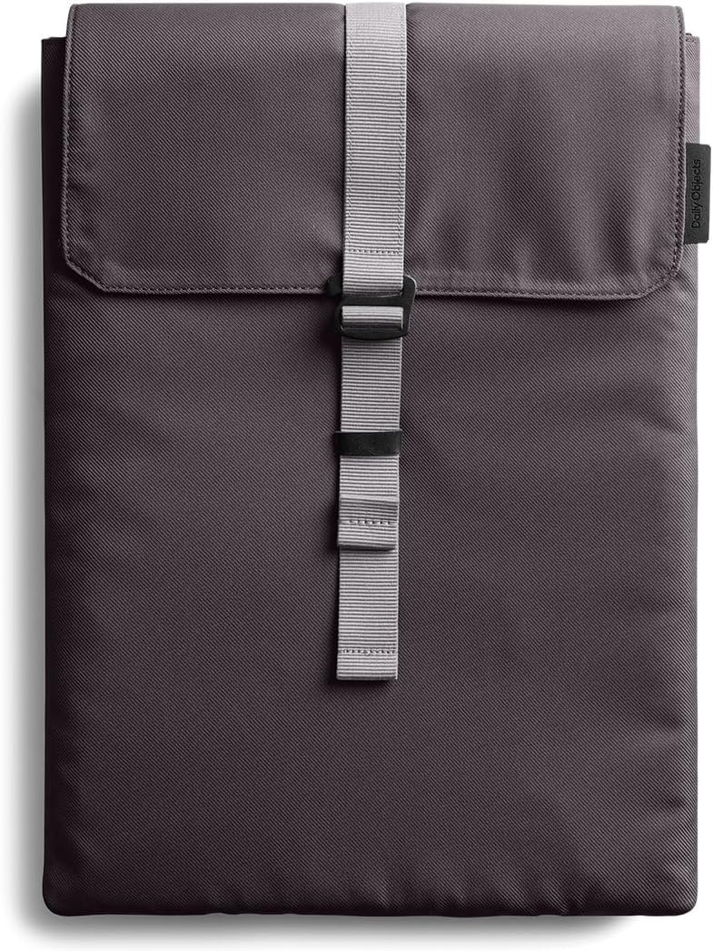 Charcoal Savanna Laptop Sleeve|Made of 100% Recycled PET Bottles|Compatible With Laptop/MacBook Air/Pro upto 14 Inch|Lightweight|G-Hook Closure|Durable Sleek Design |Handcrafted In India