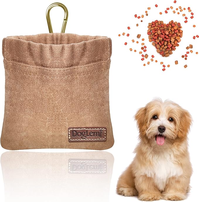 Leckerlibeutel Für Hunde - Futtertasche Mit Poop-Beutelspender Für Training & Gassirunden