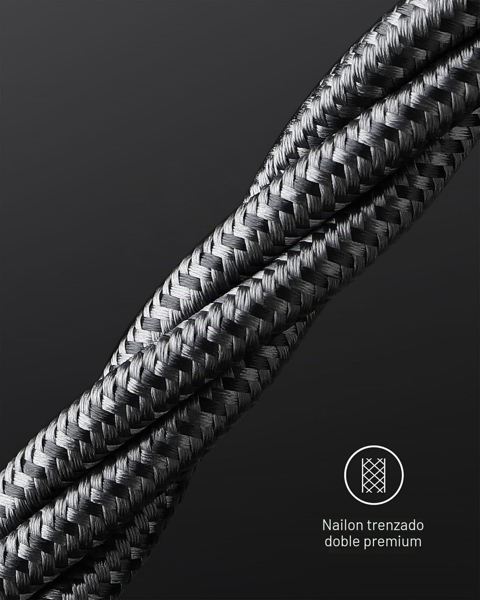 Anker Cable USB C Carga Rápida, 100W 333 Cable USB C, Carga Rápida para iPhone 17/16/16 15Pro/16 Plus/16 ProMax MacBook Pro 2024, iPad Pro 2024, iPad Air 4, Samsung Galaxy S23+/S23, y más(1,8m)