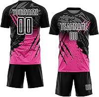 Custom Soccer Jerseys Personalized Team Uniforms Shirts Shorts with Name Number Logo for Men Women Teens