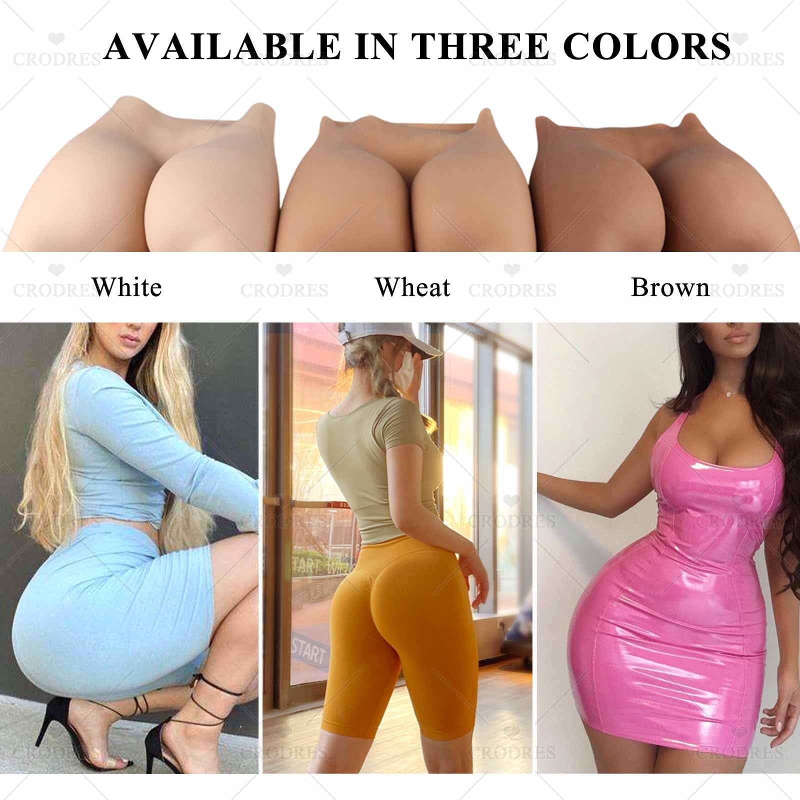Slip in Silicone con Vagina, Glutei e Fianchi – Modellatore Fianchi per Crossdresser – Pantaloni con Glutei Finti per Transgender e Drag Queen